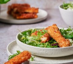 Frittierte Surimi-Sticks